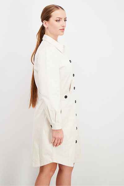 Tommy Hilfiger Women Plain Chino Dress, Alabaster