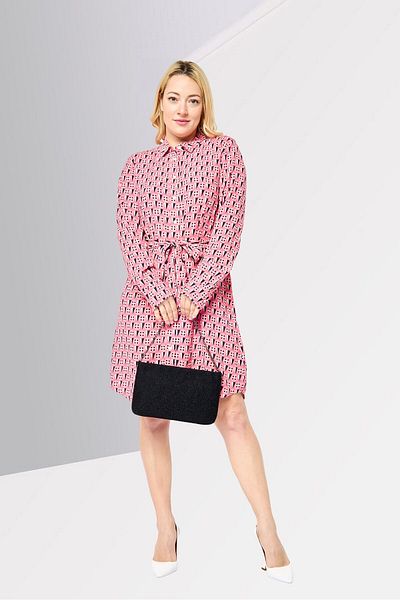 Gant Women Allover Print Mini Dress, Multicolor