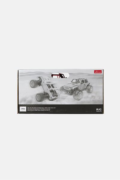 Rastar RC Scale 1/14 Jeep Wrangler Rubicon, Red
