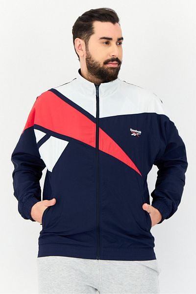 Reebok Men Sportswear Fit Long Sleeves Outdoor Jacket, Multicolor