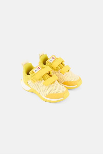 adidas x LEGO Toddlers Girl Sport Pro CF Velcro Running Shoes, Yellow