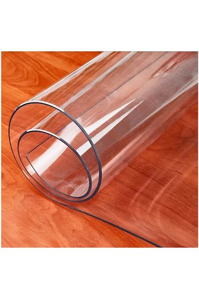 ABYZ Transparent silicone tablecloth, 100x100 cm, 1.2 mm thick, glass-like appearance