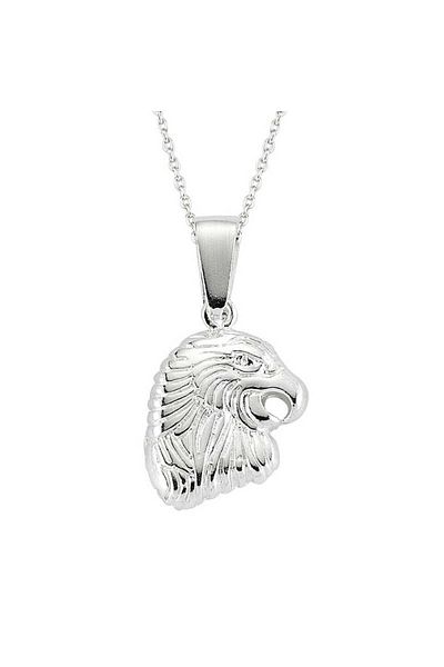 norsary Silver Eagle Men's Necklace