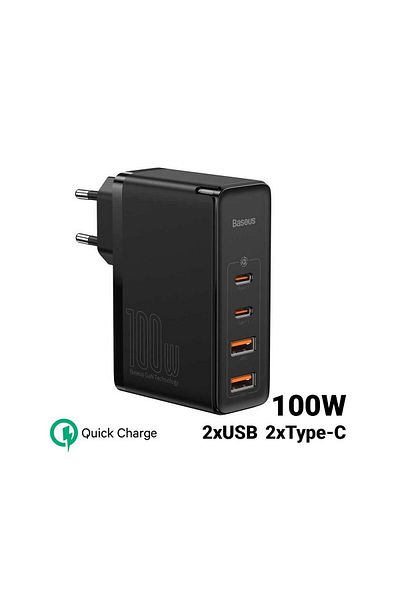 Baseus Gan2 Pro Quick Charge Network Charger Black