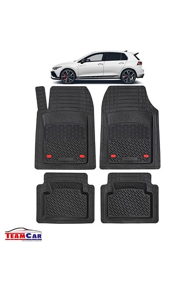 TEAMCAR ® Covorașe auto tip tavă compatibile cu Volkswagen Golf Mk8 Hatchback cu 5 uși (2020–2025)