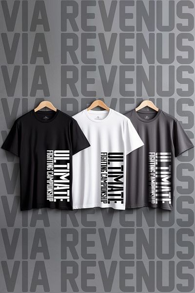 Vordevia Text Printed 3-Piece 100% Cotton Combed Cotton Tshirt