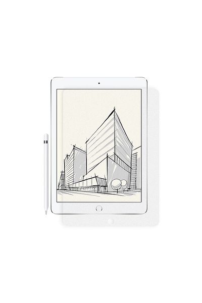 NEXT ONE Paper Texture Screen Protector for iPad 10.2 Inch, Clear