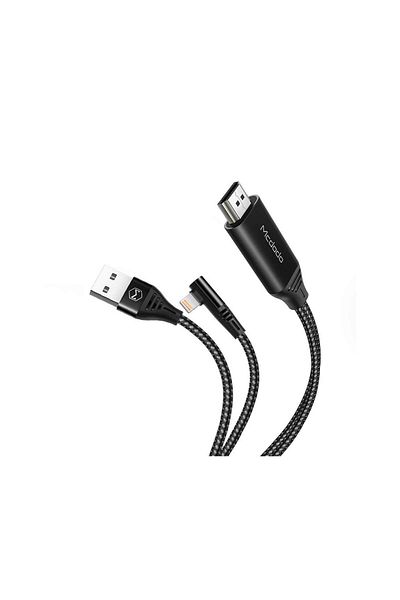 Mcdodo Cablu HDMI la Lightning si USB Plug&Play Black
