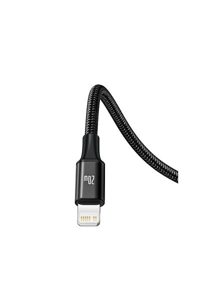 Baseus Cable Type-c To Microusb Lightning Type-c 3 In 1 Pd 20w Black 1.5m
