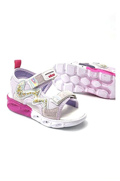 Vicco 332.F25Y.179 Legendy Lighted Phylon Girl's Sandals Lila