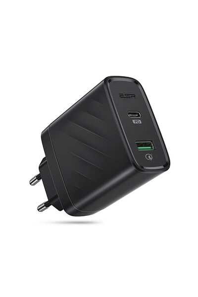 ESR Incarcator Retea Dual Usb Travel Wall Charger Plug Eu 36w Black