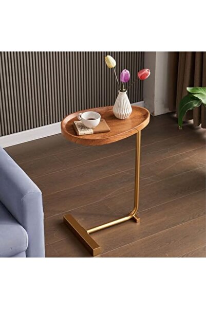 Generic Oval c Side Table, C Shaped Side Table, Small Side Table, Couch Tables That Slide Under,