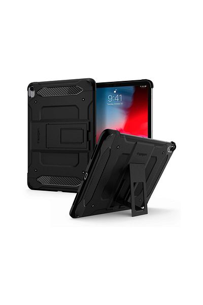 Spigen Husa iPad Pro 12.9 inch 2018 / 2020 Tough Tech Black