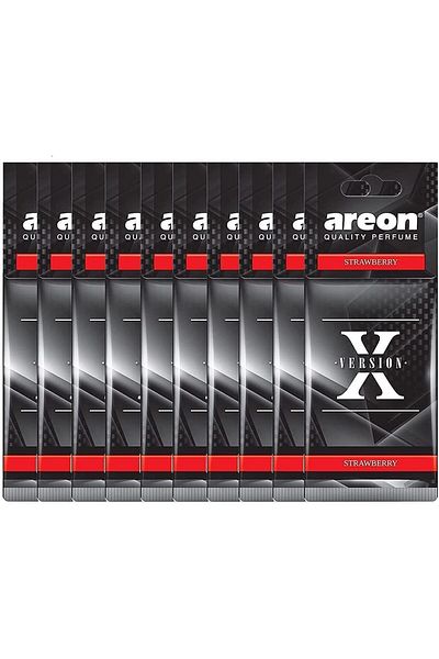Areon - Air freshener X Version Strawberry - (Pack of 10)