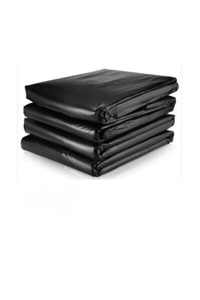 omeyva Siyah Dökme Market Poşeti Torbası - Hışır Atlet Poşet - Battal Boy - 37 x 70 Cm. - 1 Kg.