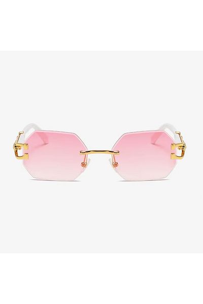 REDz Accessories Jaguar Sunglasses, Hexagonal Lenses, Fashion, UV400 Protection, Pink