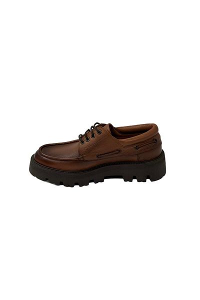 CLASS WOOD 2265 Stylish High Sole Classic Shoes Tan