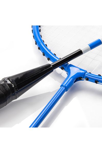 Sofia Concept Sofia CONCEPT® badminton set, 2 rackets, 6 shuttlecocks, aluminum, carrying case, blue/black