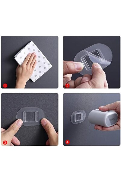 Arabest Mop Broom Holder,Superb Stable,Waterproof Non-Slip,for Hanging Various Small Things,Simple Style