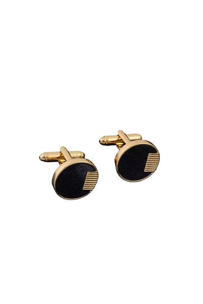 The Casius. Shirt Cufflinks with Embossed Lines Design