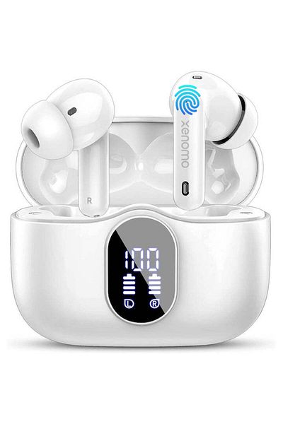 ELECTRONIC Wireless In-Ear Audio Smarty® A 90 Pro, Bluetooth 5.3, Touch Control, Bass, Magnetic Case, LED Disp