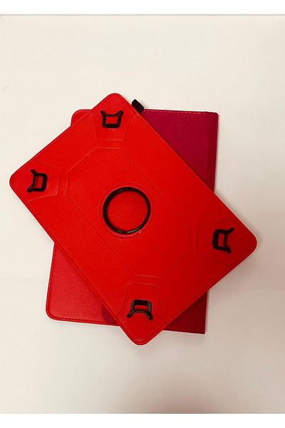 OEM 10' tablet case, universal model, red, 360 degree rotation