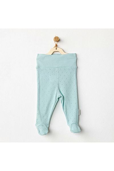 ALFA AKSESUAR 03 Jacquard Booties Baby Pants Green