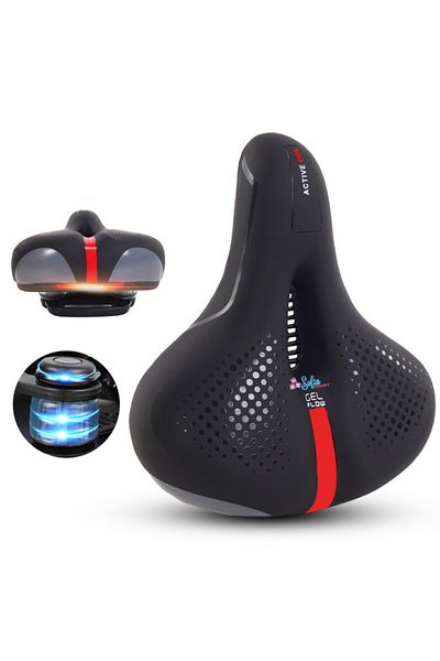 Sofia Concept Sofia CONCEPT® Bicycle Saddle, Shock Absorbers, Ventilated, Anti-Slip, Waterproof, Polyurethane