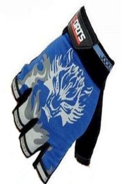 HALAMODO Cycling Semi Finger Gloves L