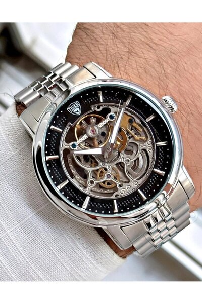Tiger TI-592D TIGER OTOMATİK ÇELİK ERKEK SAATİ
