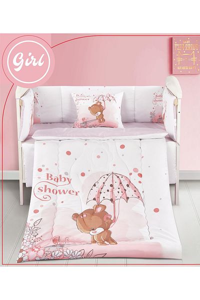 NAJMA 5-piece summer crib bumper pad to give your child comfort