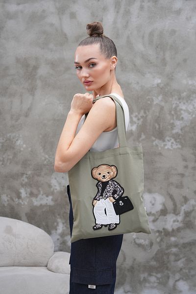 ETALON Design Teddy Bear Figured Cloth Bag – Young and Stylish Style