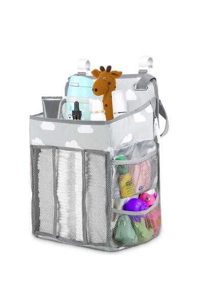 Arabest Diaper Caddy Hanging Diaper Caddy Organizer, Hanging Nursery Nappy Or...