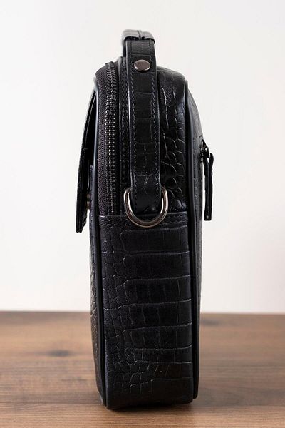 MRHERO Mr Hero Men's Hand-Held Leather Bag - Black - 872