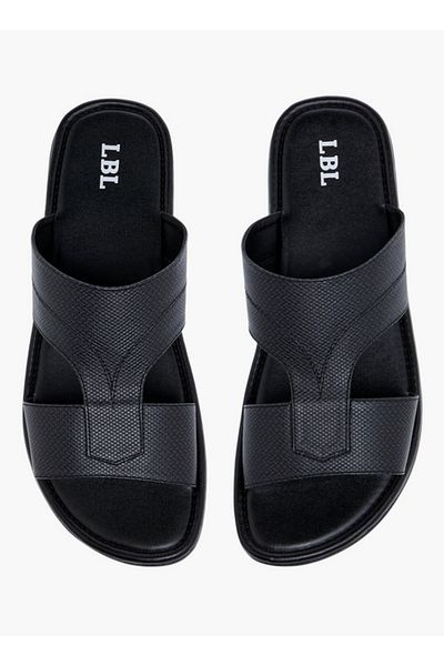 LBL by Shoexpress Men's Textured Slip-On Arabic Sandals