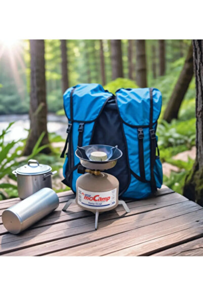 İksa Mini Kamp Ocak Gazlı Kamp Ocağı Pratik Piknik Tüpü + Çakmak Gazı Hediye