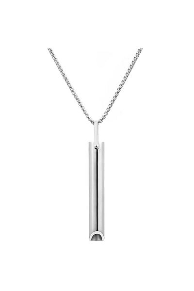 Sprise Mindfulness Necklace, Stainless Steel, Dual Flow Airway, For Men and Women