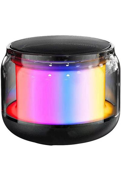 ABYZ Bluetooth Speaker with RGB Mini Portable Noise Reduction 500mAh Small Wireless for Home and Parties