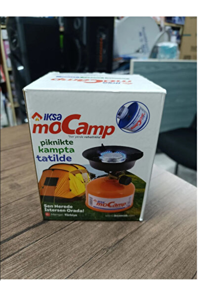 İksa Mini Kamp Ocak Gazlı Kamp Ocağı Pratik Piknik Tüpü + Çakmak Gazı Hediye