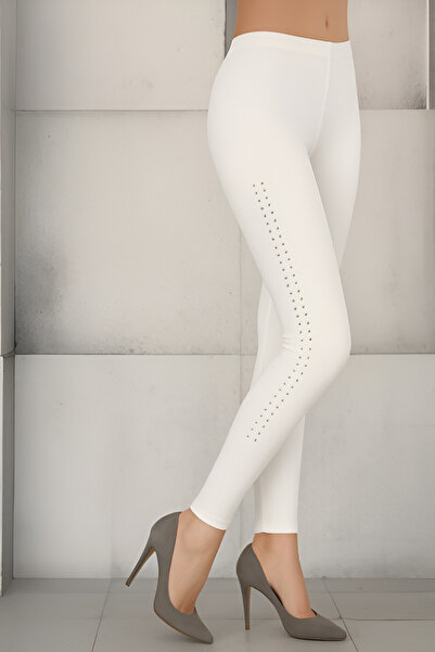 Altınay Women's Long Stone Leggings - 90% Cotton (Lilitime)