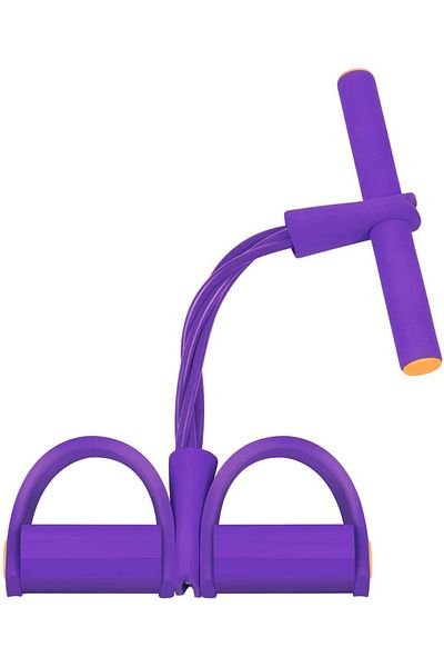OEM Multifunctional Elastic Expander, for Toning Abdomen, Arms, Chest, Legs, Portable, Purple
