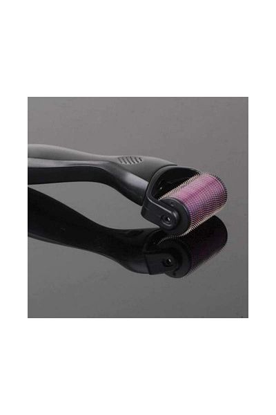 SIKS ® cosmetic roller set of 3 pieces, with titanium needles, for skin stimulation