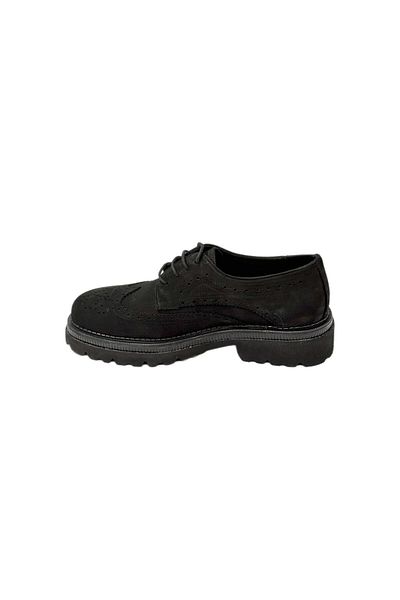 CLASS WOOD Classwood 2002 Eva High Sole Genuine Leather Men's Casual Shoes Nubuck Black