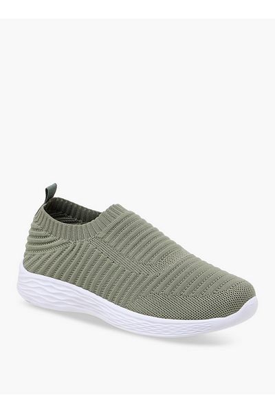 Oaklan by Shoexpress Women's Textured Slip-On Sneakers