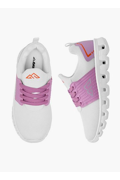 Oaklan by Shoexpress Girls Logo Detail Sports Shoes with Lace-Up Closure