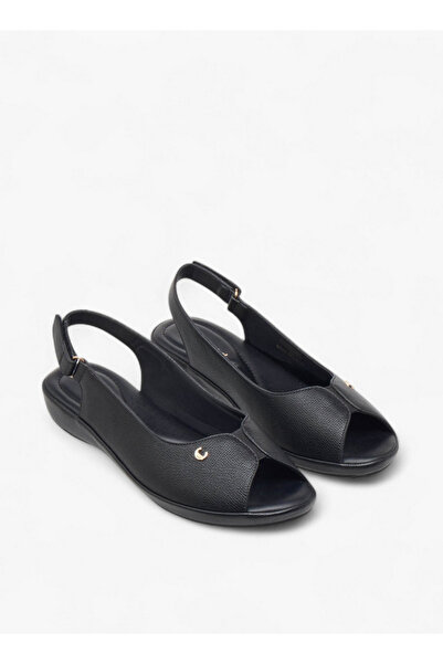 Le Confort Women's Textured Open Toe Slingback Sandals