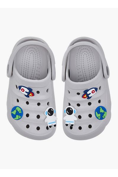 Aqua Boys Space Accent Clogs with Backstrap