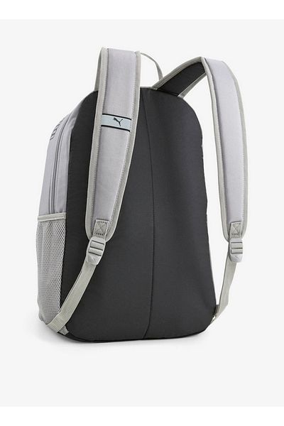Puma Puma Logo Print Backpack with Adjustable Straps and Zip Closure