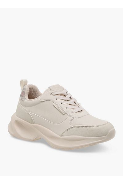 Flora Bella by Shoexpress Women's Logo Detail Sneakers with Lace-Up Closure