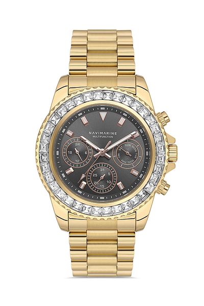 Navimarine Men's Wristwatch with Stones